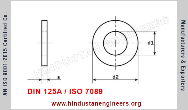 Din 125A Washer / ISO 7089 Washers